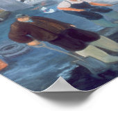 Schnee auf dem Bauernhof Poster (Ecke)