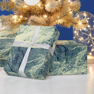 SCHNEE AUF DEM BRANCHENverpackungspapier Geschenkpapier