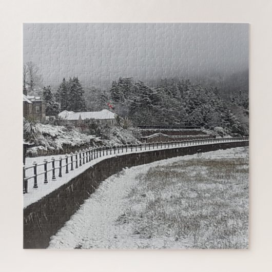 Schnee auf dem Prom Jigsaw Puzzle (Vertikal)