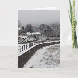 Schnee auf dem Rom Weihnachten Karte