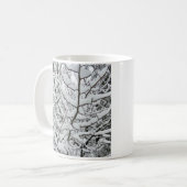 SCHNEE AUF DEN BRANCHEN KAFFEETASSE (Vorderseite Links)