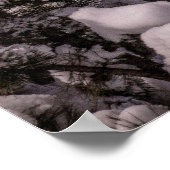 Schnee auf den Flatironen Poster (Ecke)