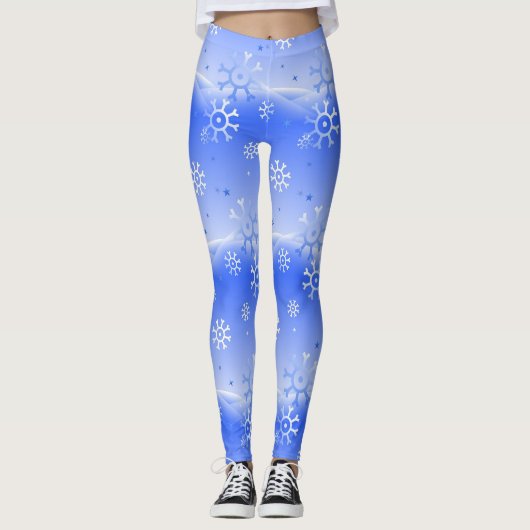 Schnee auf den Hügeln Leggings (Vorderseite)