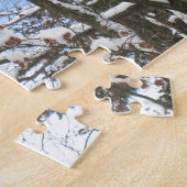 Schnee auf einem japanischen Ahorn — Puzzle (Seite)