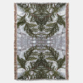 Schnee auf Evergreen Branchen Decke (Vorderseite Vertikal)