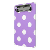 Schnee auf Lilac Notebook Mini-Zwischenablage Mini Klemmbrett (Gewinkelt2)