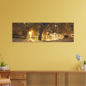 Schnee auf Willow und Chinesische Brücke, Godmanch Leinwanddruck (Insitu (Wohnzimmer))