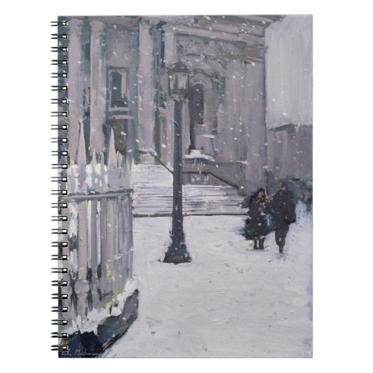 Schnee außerhalb St Paul 2009 Notizblock (Vorderseite)