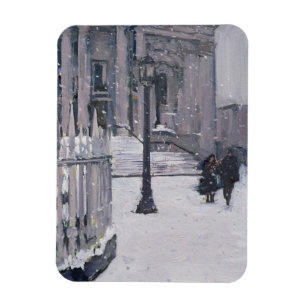 Schnee außerhalb von St. Paul's 2009 Magnet