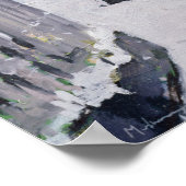 Schnee außerhalb von St. Paul's 2009 Poster (Ecke)