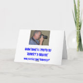 SCHNEE-BANK-WEIHNACHTENkarte Feiertagskarte (Rückseite)