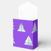 Schnee Bäume Eleganter Winter Geschenkschachtel (Geöffnet)