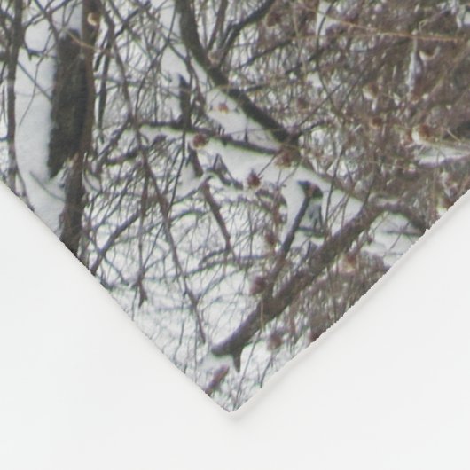 Schnee-Beagle-Welpen-Fleece-Decke Fleecedecke (Ecke)