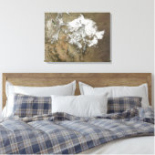 Schnee bedeckt das Rocky Mountains im Vereinigten Leinwanddruck (Insitu (Schlafzimmer))