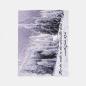 Schnee bedeckt fleecedecke (Vorderseite)