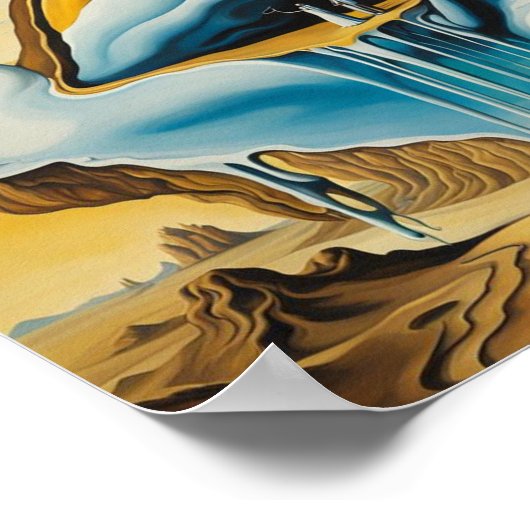 Schnee bedeckt poster (Ecke)