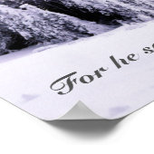 Schnee bedeckt poster (Ecke)