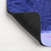 Schnee bedeckte Weihnachtsbaum Mousepad (Ecke)