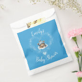Schnee begeistert Blue Teddy Bear Baby Dusche Geschenktütchen (Versiegelt)
