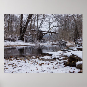 Schnee bei Finley Poster