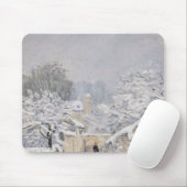Schnee bei Louveciennes, 1878 Mousepad (Mit Mouse)