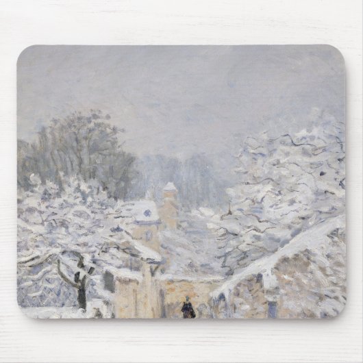 Schnee bei Louveciennes, 1878 Mousepad (Vorne)