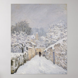 Schnee bei Louveciennes, 1878 Poster