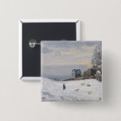 Schnee bei Montmartre, 1869 Button (Vorne & Hinten)