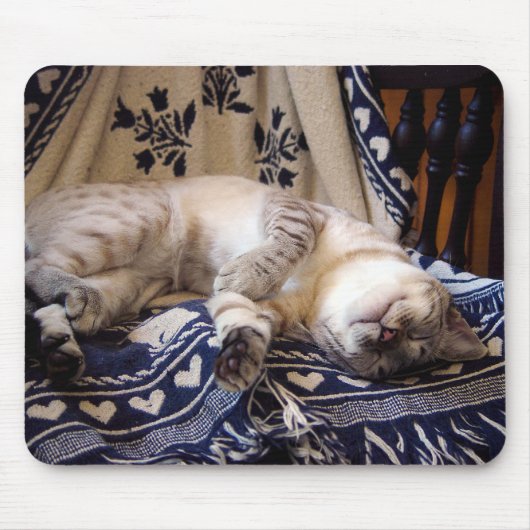 Schnee bengalisch auf Rocker Mousepad (Vorne)