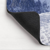 Schnee, Berg, Fett-Bike Mousepad (Ecke)