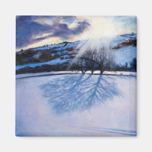 Schnee beschattet 2009 magnet