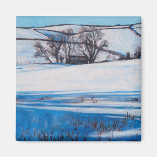 Schnee beschattet 2010 magnet