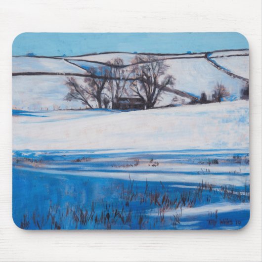 Schnee beschattet 2010 mousepad (Vorne)