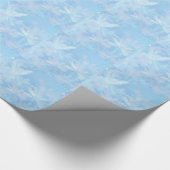 Schnee blättert Packpapier ab (Ecke)