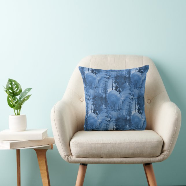 Schnee-Blumen..... Kissen (Stuhl )
