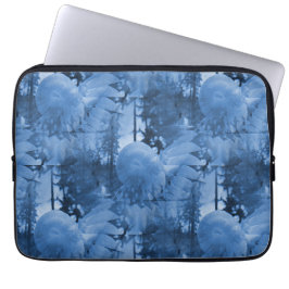 Schnee-Blumen..... Laptopschutzhülle