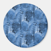 Schnee-Blumen..... Magnet (Vorne)