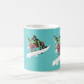 Schnee-Boarding Kaffeetasse (Mittel)