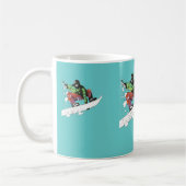 Schnee-Boarding Kaffeetasse (Links)