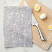 Schnee Bokeh Geschirrtuch (Viertel Falte)