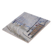 Schnee, Boulevard de Clichy, Paris, 1886 Fliese (Seite)