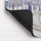Schnee, Boulevard de Clichy, Paris, 1886 Mousepad (Ecke)