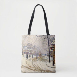 Schnee, Boulevard de Clichy, Paris von Paul Signac Tasche