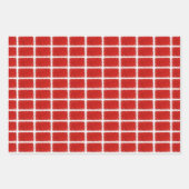 Schnee-Brille Geschenkpapier Set (Vorderseite)