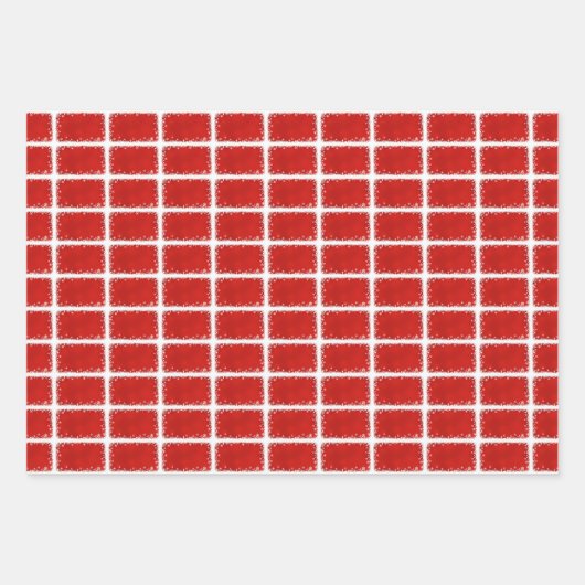 Schnee-Brille Geschenkpapier Set (Vorderseite)