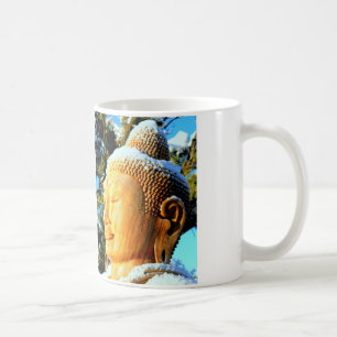 Schnee-Buddha-Tasse Kaffeetasse
