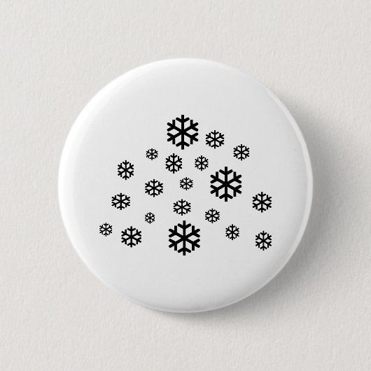 Schnee Button (Vorderseite)