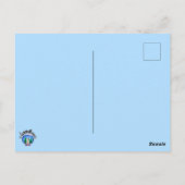 SCHNEE CAT XMAS Vielen Dank/Grüße/Einladung - BLAN Postkarte (Rückseite)