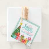 Schnee dankbare Lehrer Vielen Dank Geschenkanhänger (Beispiel)