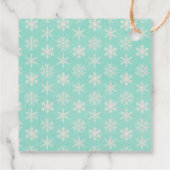 Schnee dankbare Lehrer Vielen Dank Geschenkanhänger (Rückseite)